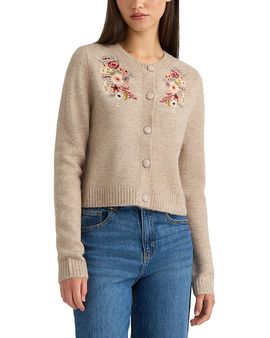 Nvlt Nvlt Embroidered Crewneck Cardigan