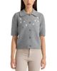 Nvlt Nvlt Embroidered Short Sleeve Sweater - 1
