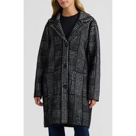 NVLT NVLT Eyelash Plaid Coatigan