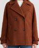 NVLT NVLT Faux Wool Double Breasted Short Coat - 1