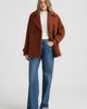 NVLT NVLT Faux Wool Double Breasted Short Coat - 5