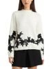 Nvlt Nvlt Mock Neck Floral Applique Sweater - 1