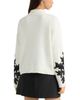 Nvlt Nvlt Mock Neck Floral Applique Sweater - 3