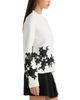 Nvlt Nvlt Mock Neck Floral Applique Sweater - 4