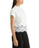 Nvlt Nvlt Mock Neck Lace Hem Sweater - 4