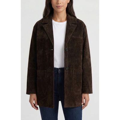 NVLT NVLT Patch Pocket Suede Jacket