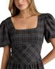 Nvlt Nvlt Plaid Square Neck Midi Dress - 2