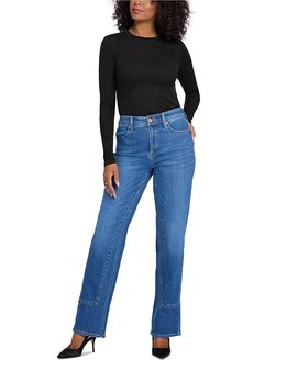 Nydj Nydj Brooke High Rise Loose Straight Jeans in Agave