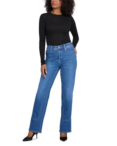 Nydj Nydj Brooke High Rise Loose Straight Jeans in Agave