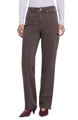 NYDJ NYDJ Brooke High Waist Loose Straight Leg Petite Jeans
