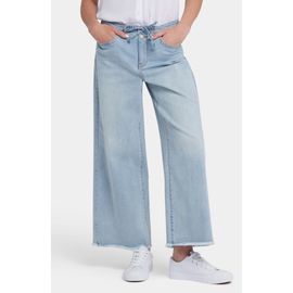 NYDJ NYDJ Cindi Cool Embrace® Frayed Drawstring High Waist Ankle Relaxed Wide Leg Jeans
