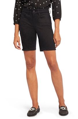 NYDJ NYDJ Ella Floral Print Side Slit Bermuda Shorts