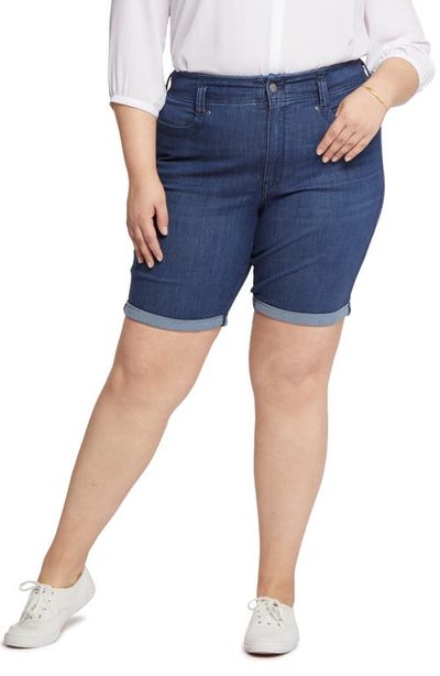 NYDJ NYDJ Ella Roll Cuff High Waist Denim Shorts
