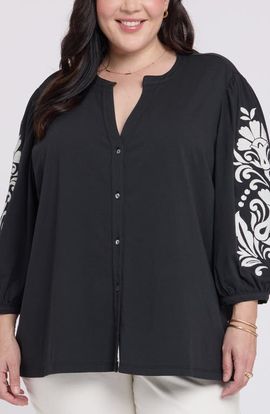 NYDJ NYDJ Embroidered Top