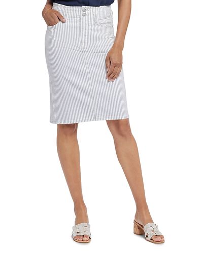 Nydj Nydj High Waist Palencia Striped Skirt