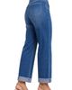 NYDJ NYDJ Kasey Stovepipe Seam Detail High Waist Raw Cuff Ankle Jeans - 3