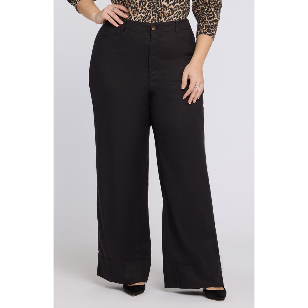 NYDJ NYDJ Linen Blend Wide Leg Pants