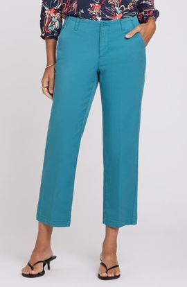 NYDJ NYDJ Marilyn Ankle Straight Leg Twill Pants