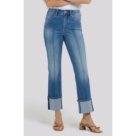 NYDJ NYDJ Marilyn Cuffed Pintuck Straight Leg Jeans