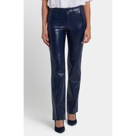 NYDJ NYDJ Marilyn Faux Leather Straight Leg Pants