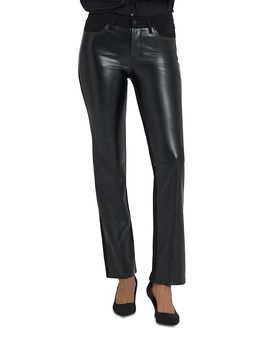 Nydj Nydj Marilyn Faux Leather Straight Pants