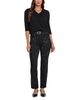 Nydj Nydj Marilyn High Rise Scatter Rhinestone Straight Jeans in Black Rinse - 2