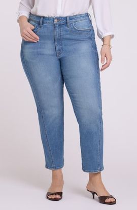 NYDJ NYDJ Marilyn Seamed High Waist Ankle Straight Leg Jeans