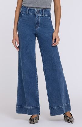 NYDJ NYDJ Mia Hollywood High Waist Palazzo Jeans