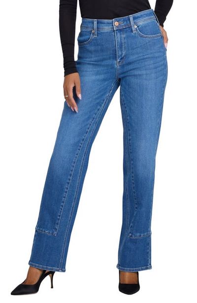 NYDJ NYDJ Petite Brooke Loose Straight Leg High Waist Jeans