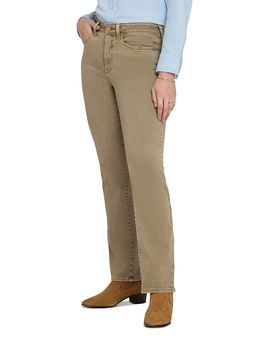 Nydj Nydj Petite Marilyn High Rise Straight Jeans in Retro Travertine