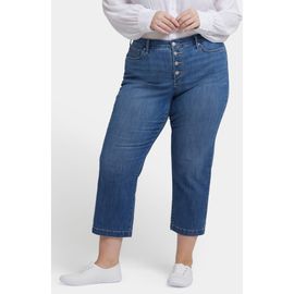 NYDJ NYDJ Piper Crop Button Fly Straight Leg Jeans