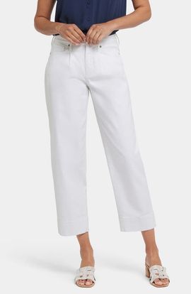 NYDJ NYDJ Pleated High Waist Ankle Balloon Jeans