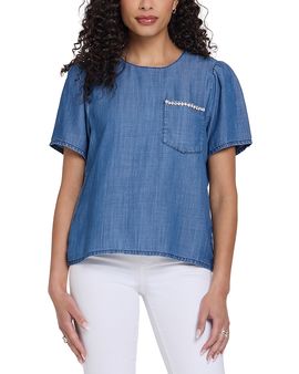 Nydj Nydj Puff Sleeve Tee