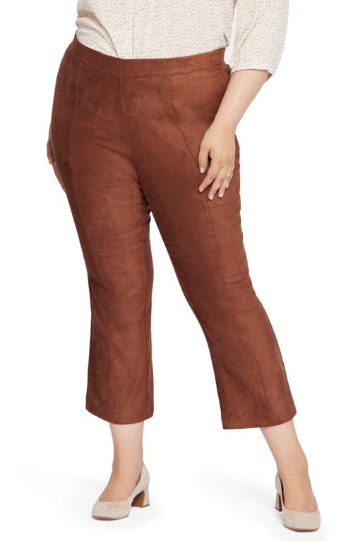 NYDJ NYDJ Pull-On Ankle Slim Bootcut Faux Suede Pants