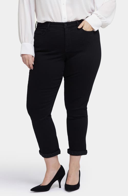 NYDJ NYDJ Sheri Cheetah Cuff Ankle Slim Jeans