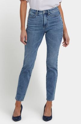 NYDJ NYDJ Sheri High Waist Slim Straight Leg Jeans