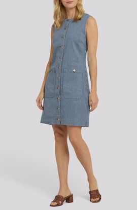 NYDJ NYDJ Sleeveless Denim Utility Dress