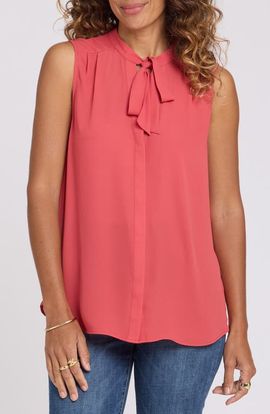 NYDJ NYDJ Tie Neck Top