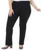 Nydj Plus Nydj Plus Barbara High Rise Bootcut Jeans in Black - 1
