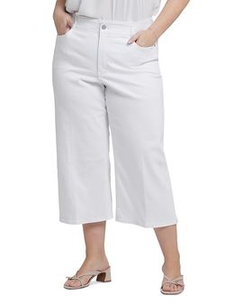 Nydj Plus Nydj Plus Brigitte Wide Leg Capri Pants