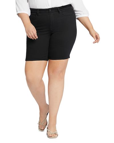 Nydj Plus Nydj Plus Ella Side Slit Denim Shorts
