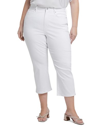 Nydj Plus Nydj Plus Joni High Rise Relaxed Capri Jeans