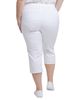 Nydj Plus Nydj Plus Marilyn Buttoned Cuff Straight Crop Jeans in Optic White - 2