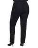Nydj Plus Nydj Plus Marilyn Embroidered High Rise Straight Jeans in Black Rinse - 2