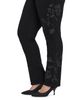 Nydj Plus Nydj Plus Marilyn Embroidered High Rise Straight Jeans in Black Rinse - 3