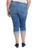 Nydj Plus Nydj Plus Marilyn High Rise Cropped Straight Cuffed Jeans in Inspire - 2