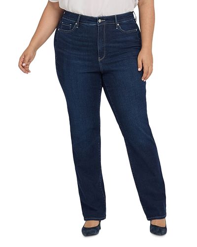 Nydj Plus Nydj Plus Marilyn High Rise Straight Jeans