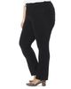 Nydj Plus Nydj Plus Marilyn High Rise Straight Jeans in Black - 3