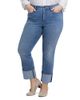 Nydj Plus Nydj Plus Marilyn Wide Cuff Straight Jeans in Barcelona - 1