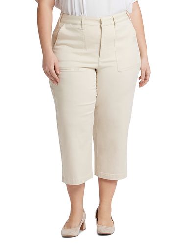 Nydj Plus Nydj Plus Stretch Twill Utility Pants